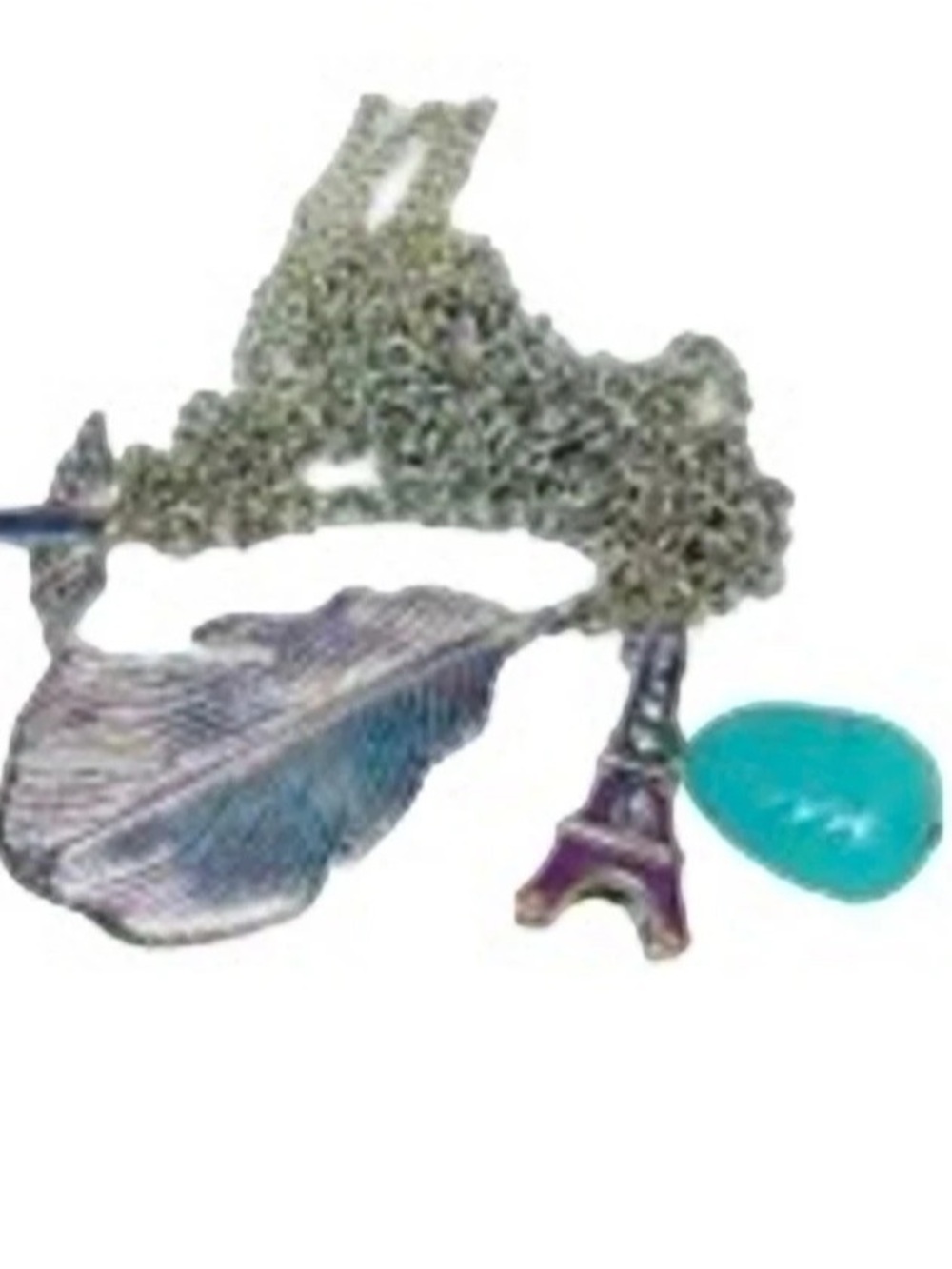 Silpada Blue & Gold Charm Necklace
